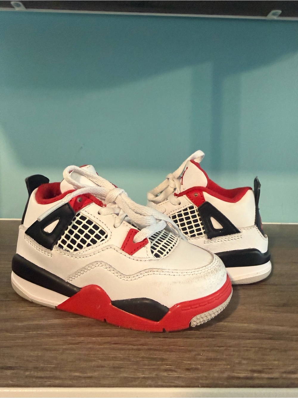 Nike Air Jordan 4 Retro “Fire Red” — Toddler Size 8C
